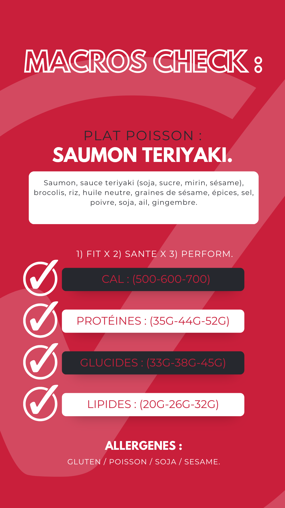 Le Plat de la Mer - Saumon version Teriyaki. 🐟