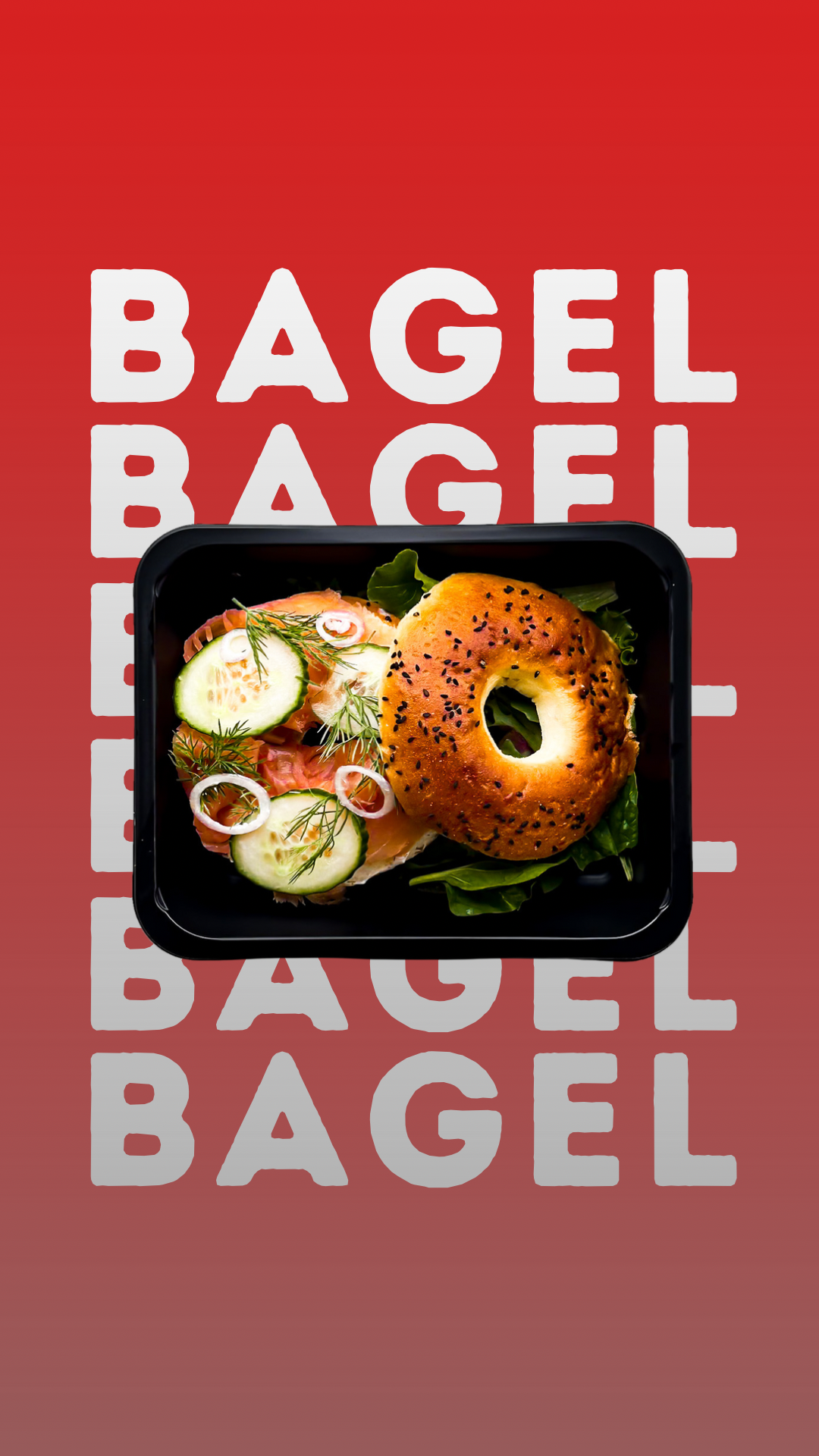 Notre Somptueux Bagel Saumon Fumé.