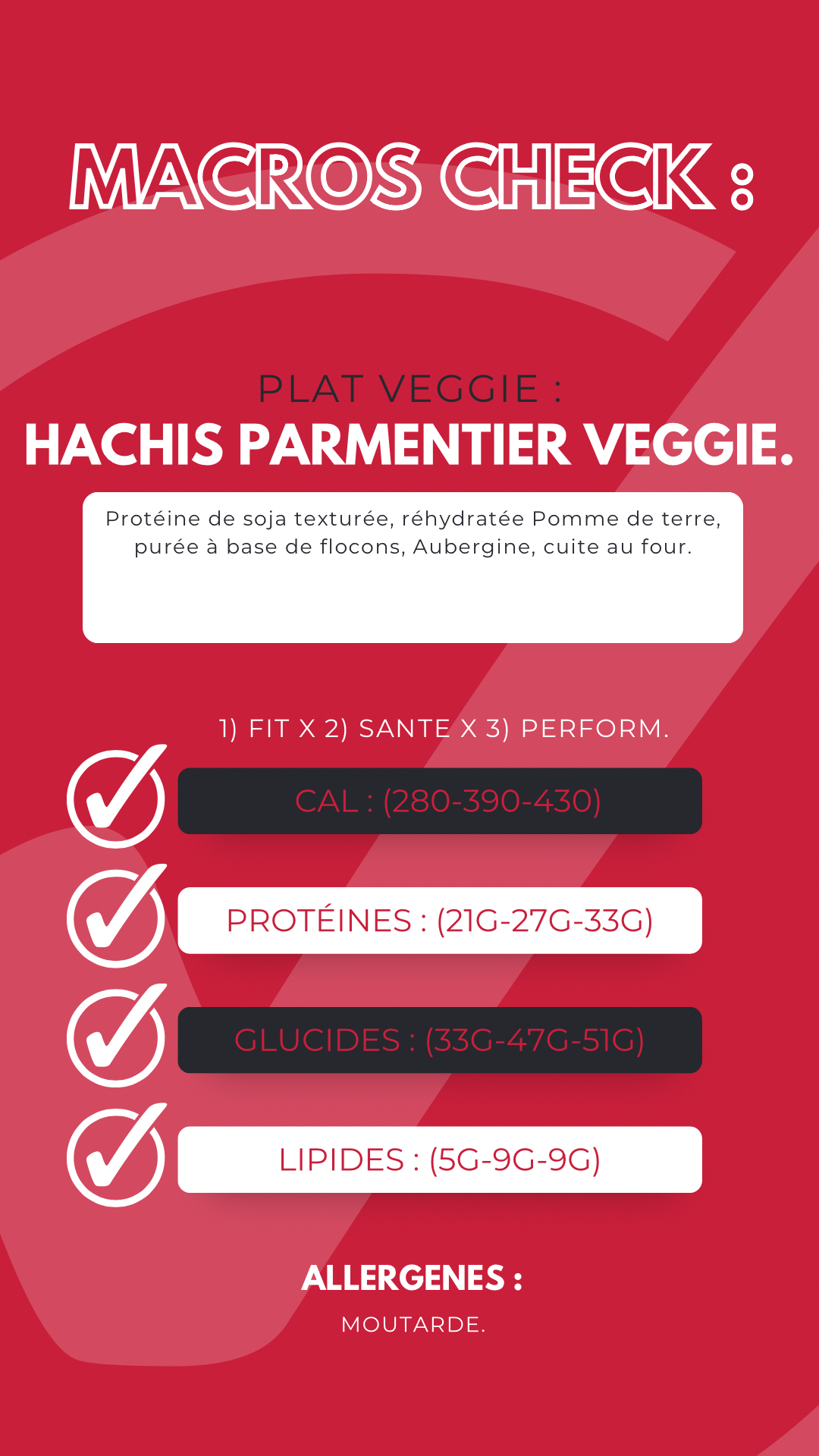 Classique Hachis Parmentier Végétarien.