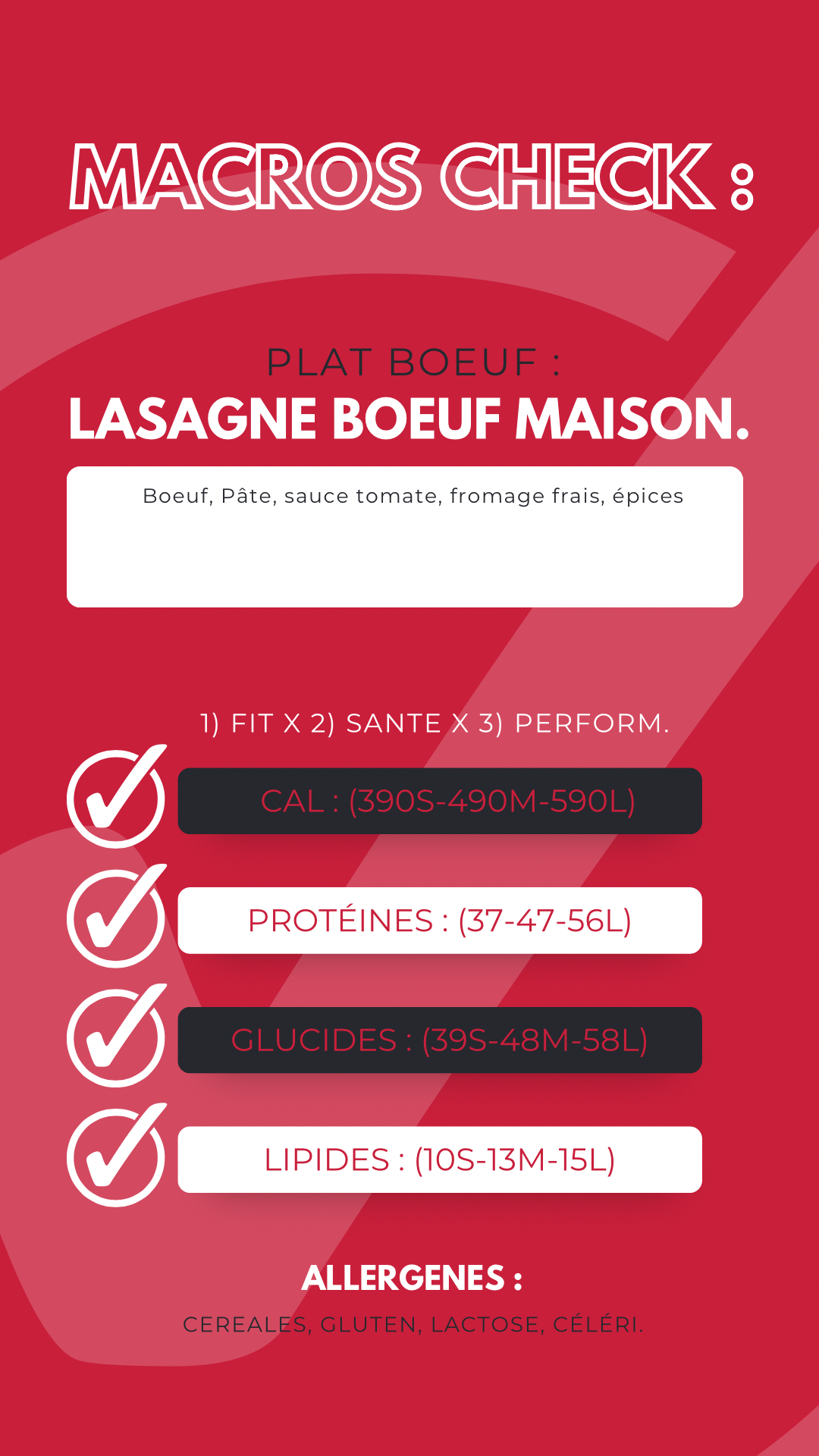 Classique Lasagne au Boeuf