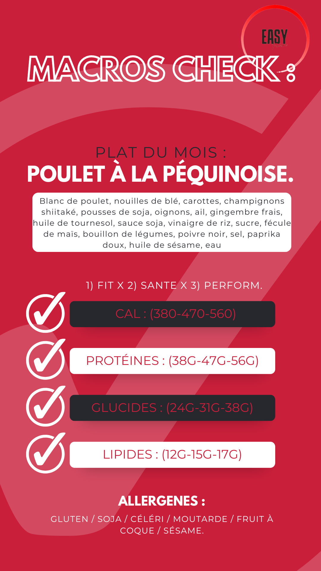 Le Plat du Mois - Poulet à la Péquinoise. 🐓