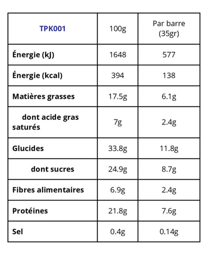 PROTEIN BAR / CAJOU & CACAO. 🌾