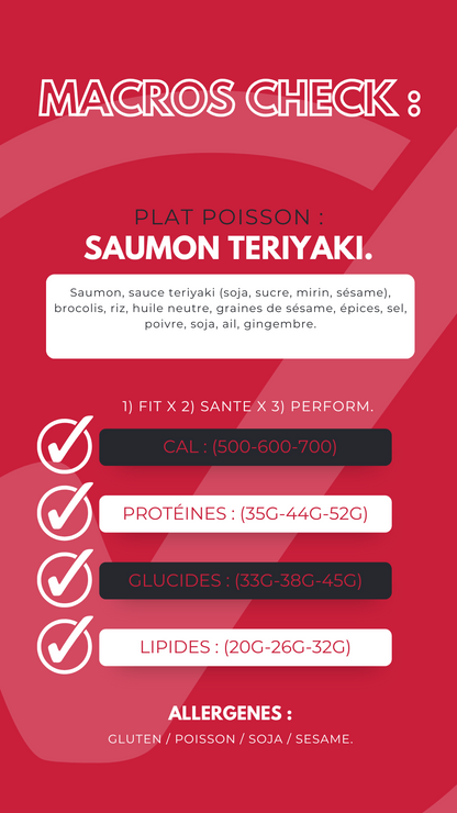 Le Plat de la Mer - Saumon version Teriyaki. 🐟