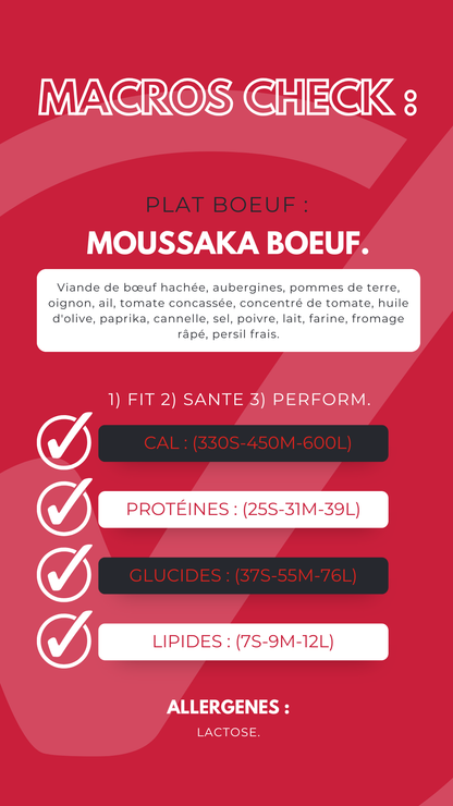 Le Plat au Bœuf - Moussaka de Boeuf. 🐂