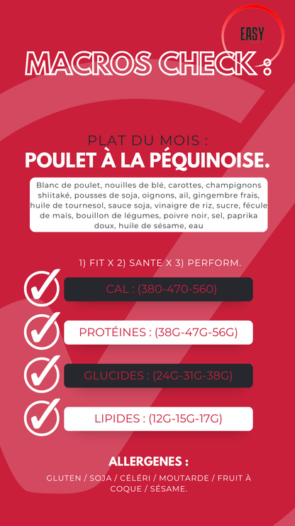 Le Plat du Mois - Poulet à la Péquinoise. 🐓