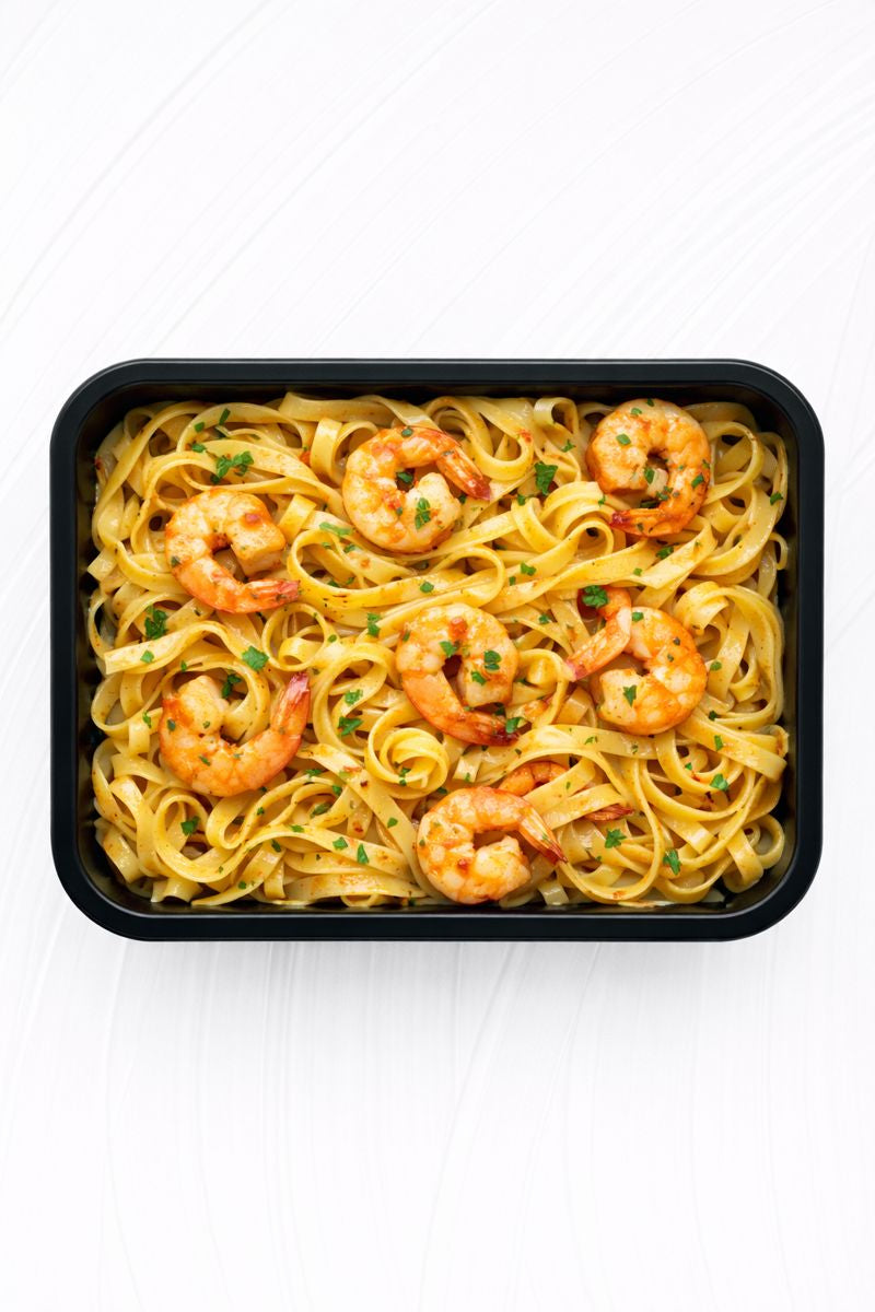 Le Plat de la Mer - Tagliatelles aux Scampis. 🐟