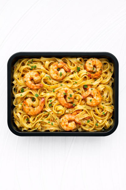 Le Plat de la Mer - Tagliatelles aux Scampis. 🐟